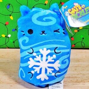 Cepia Cats Vs Pickles Flurry 4" #241 Ultrasoft Collectible Christmas Plush NWT